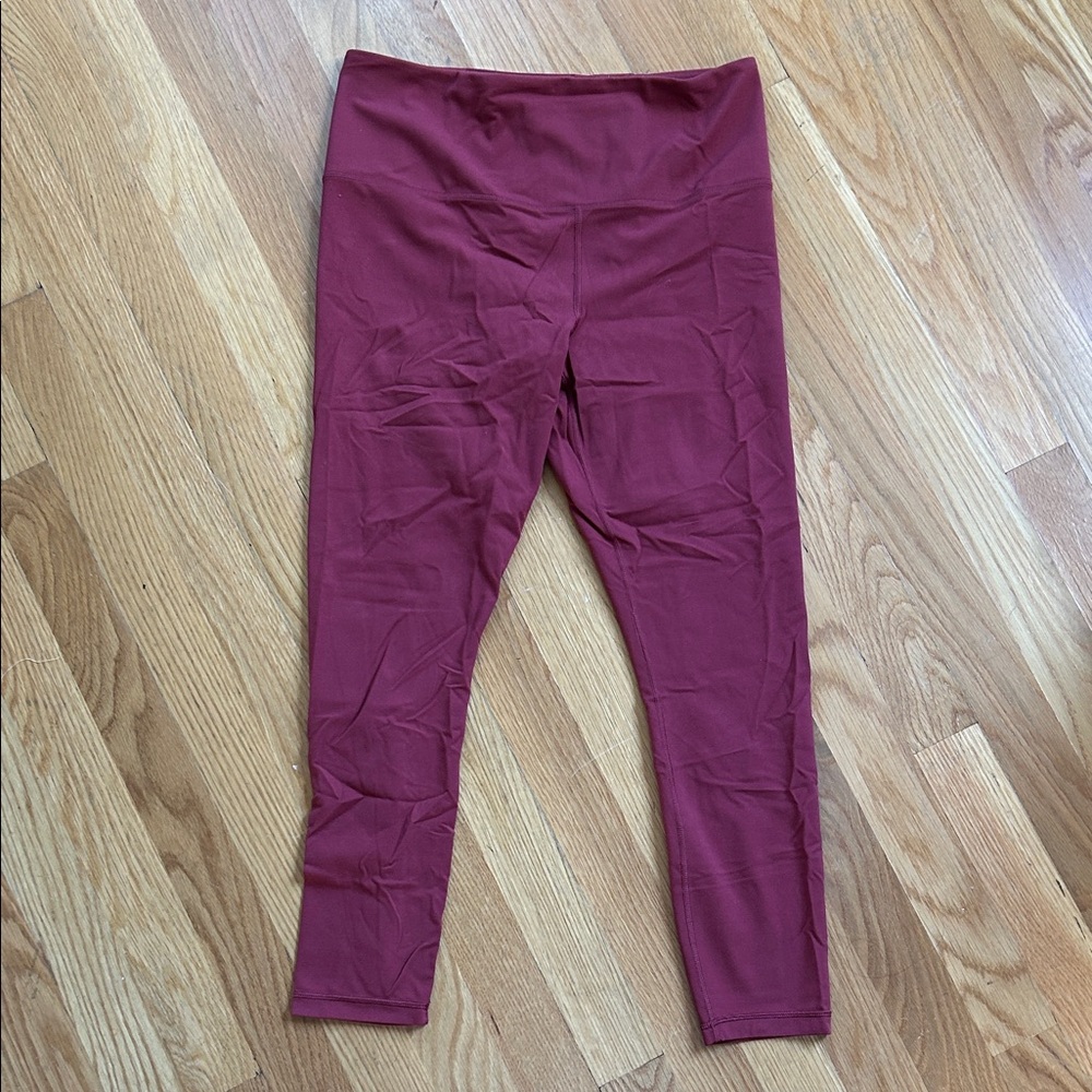 Athleta Women's Burgundy Leggings